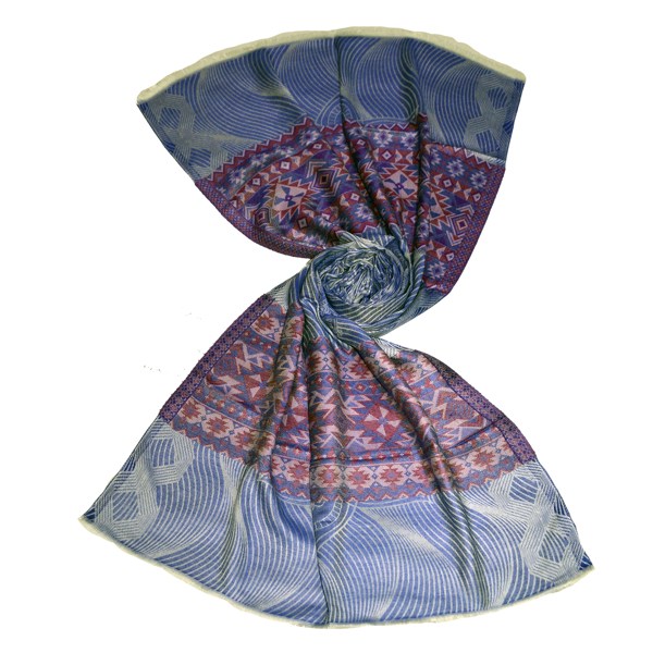 3d wave pattern woven modal scarf stole buy directly from factory