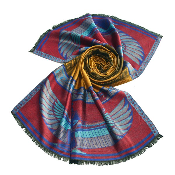 muted pink jamavar modal scarf