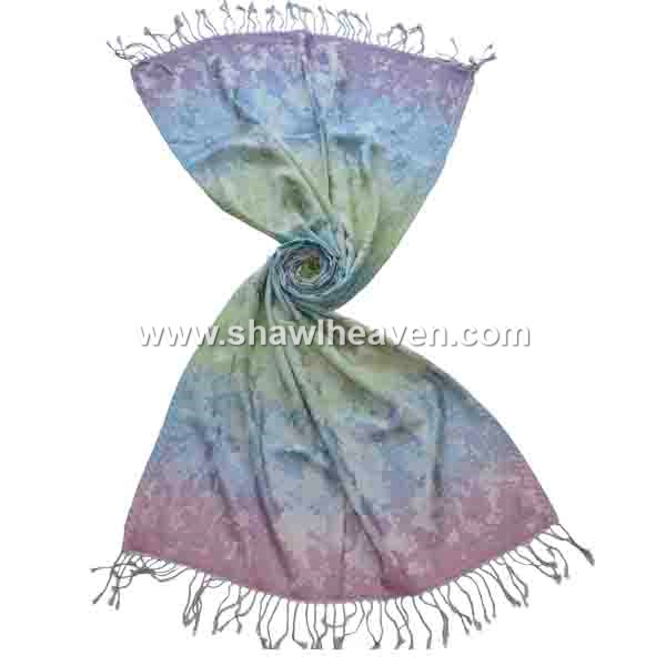 Digital urban camouflage scarf in cotton unisex
