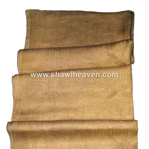 Camel premium linen scarf