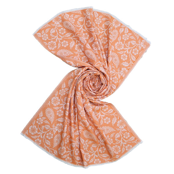 gradient color illusion pattern cotton scarf, tri star overseas