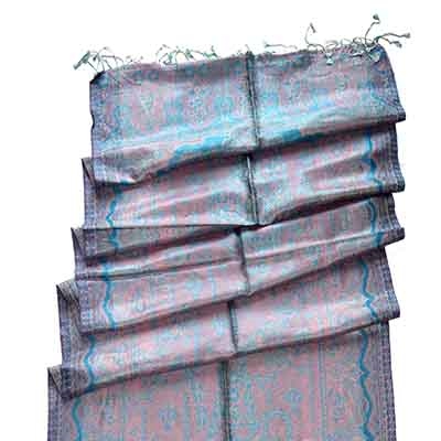Turquoise silk scarves