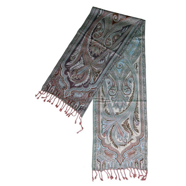 pink cream lightweight neck scarf for ladies