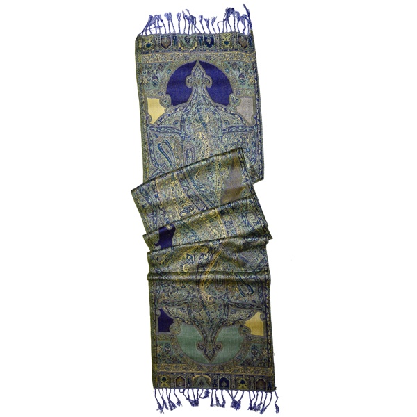indian paisley pattern muffler, neck scarf/wrap in pure viscose