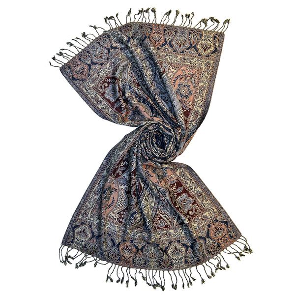 Paisley polka geometric wool scarves